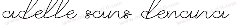adelle sans devana字体转换